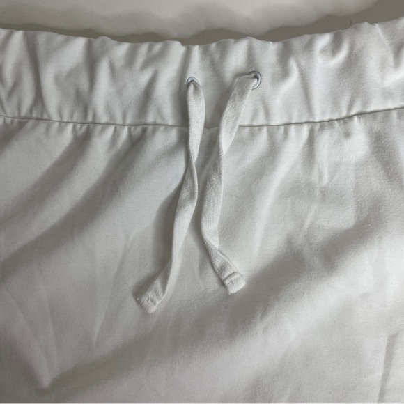 Women's Knit Tennis Mini A-Line Skirt - Wild Fable White Size XL Drawstring - Picture 5 of 11